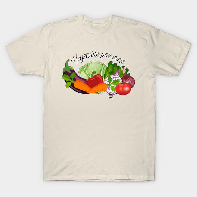 Vegetable powered T-Shirt by justNickoli